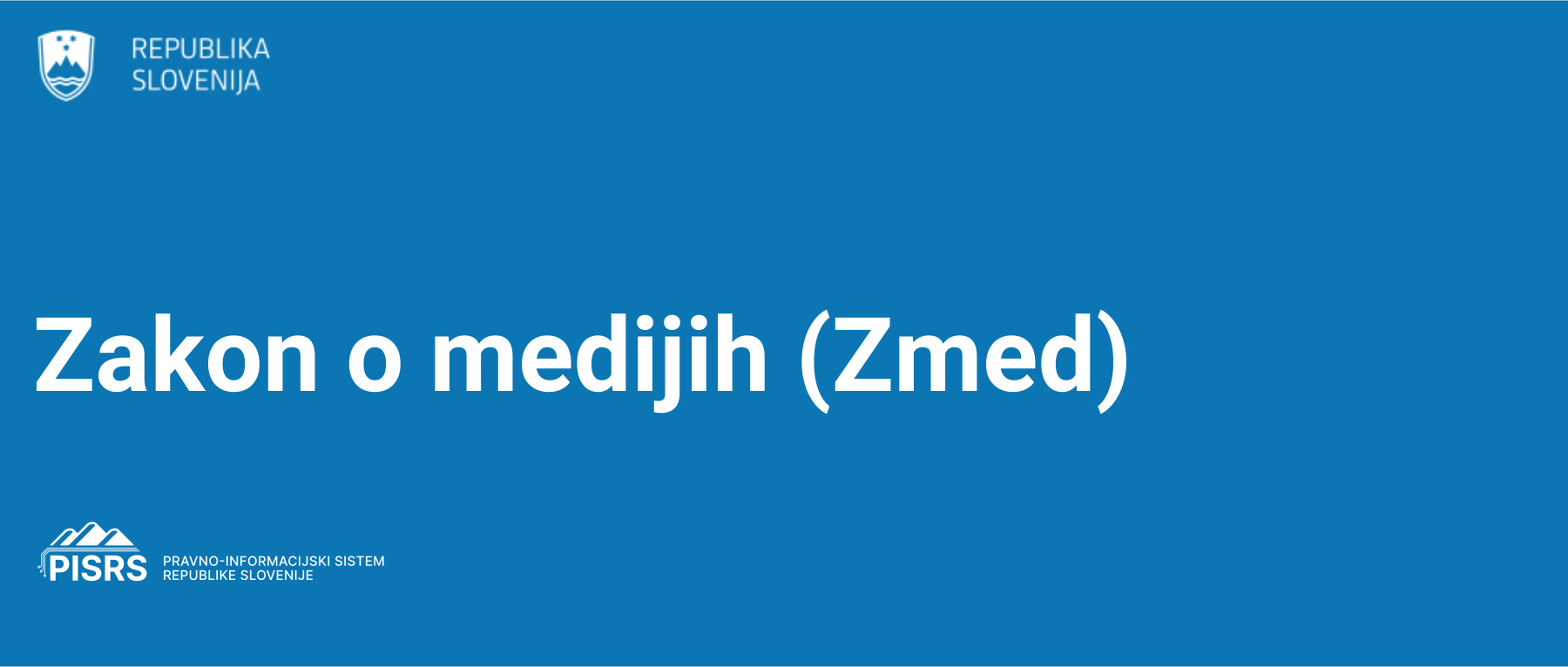 Zakon o medijih (ZMed)