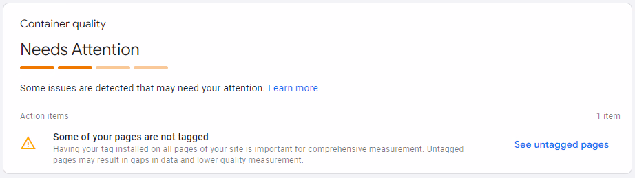 GTM error urgent