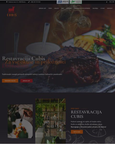Cubis Restavracija - Slovenija