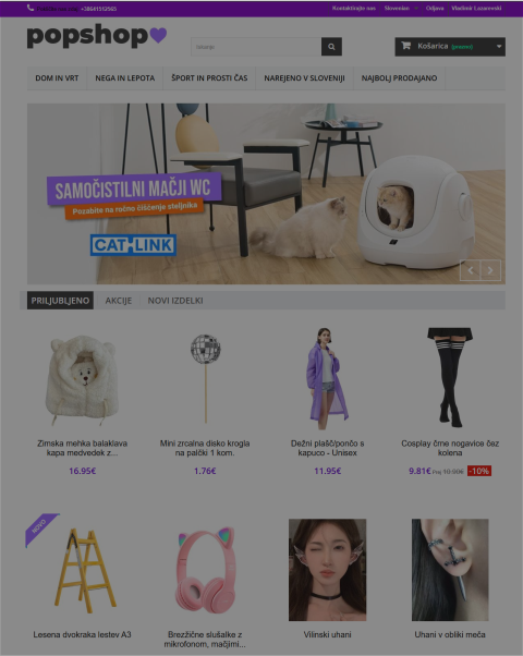 POP SHOP SLOVENIJA
